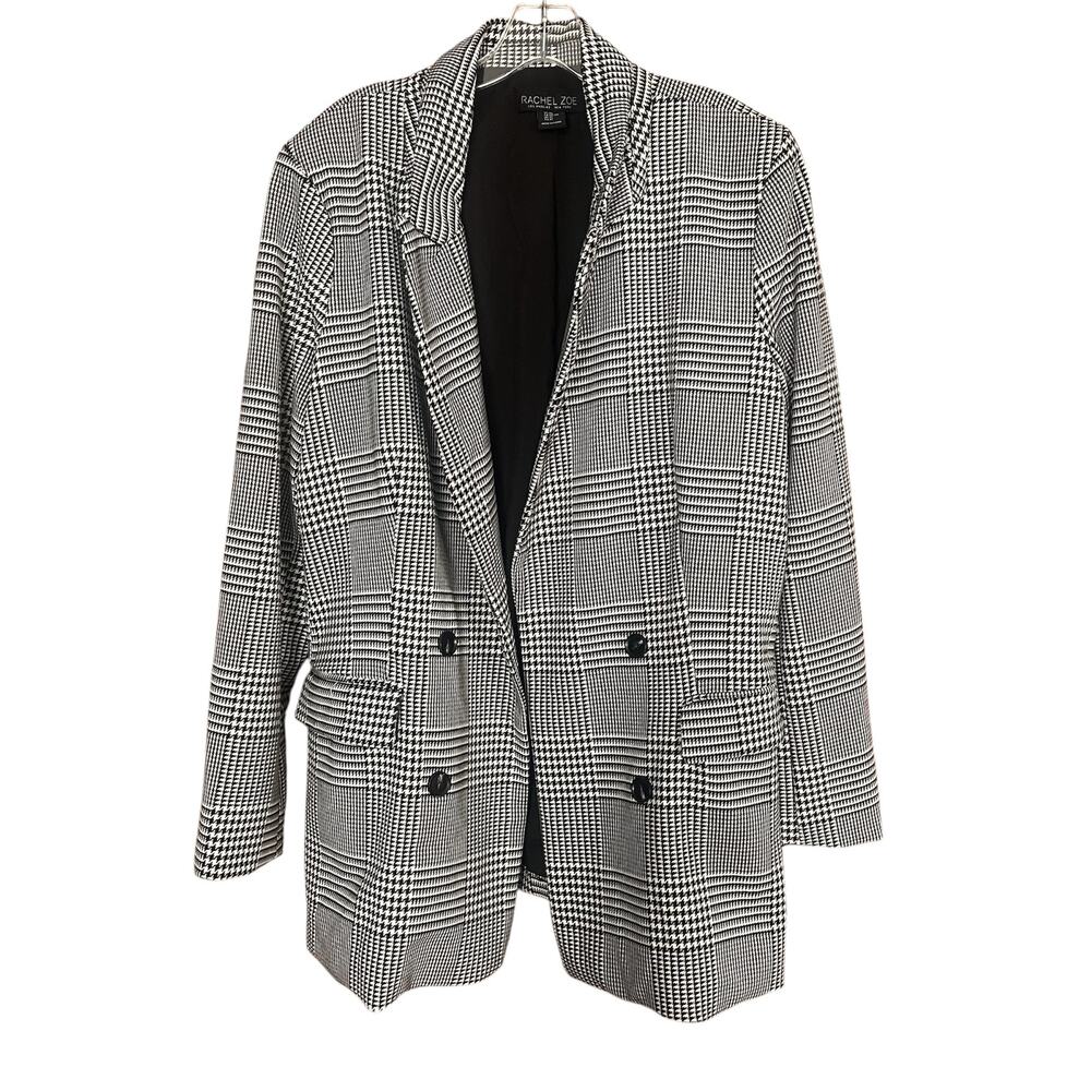Rachel Zoe NWOT Plaid Oversized Blazer Sz L